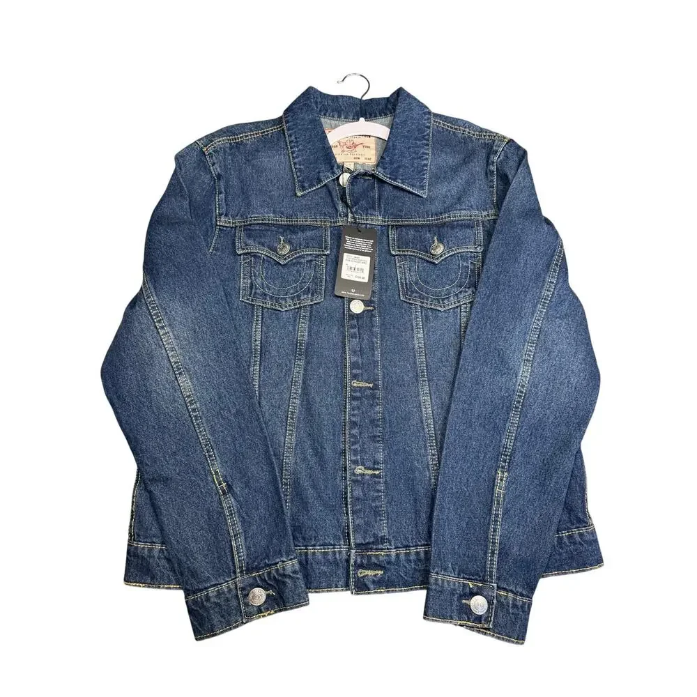 True Religion Jesse SN Trucker Jacket - dreamy wash - Men’s - size Large